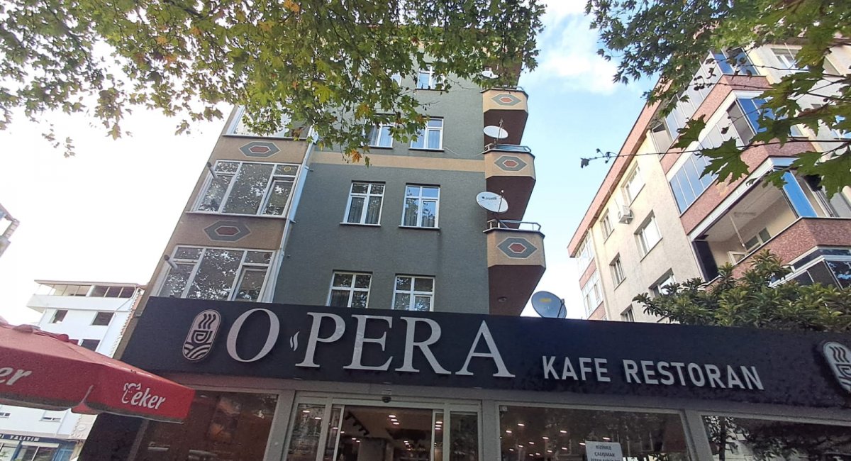 opera cafe restoran FATSADA AÇILDI